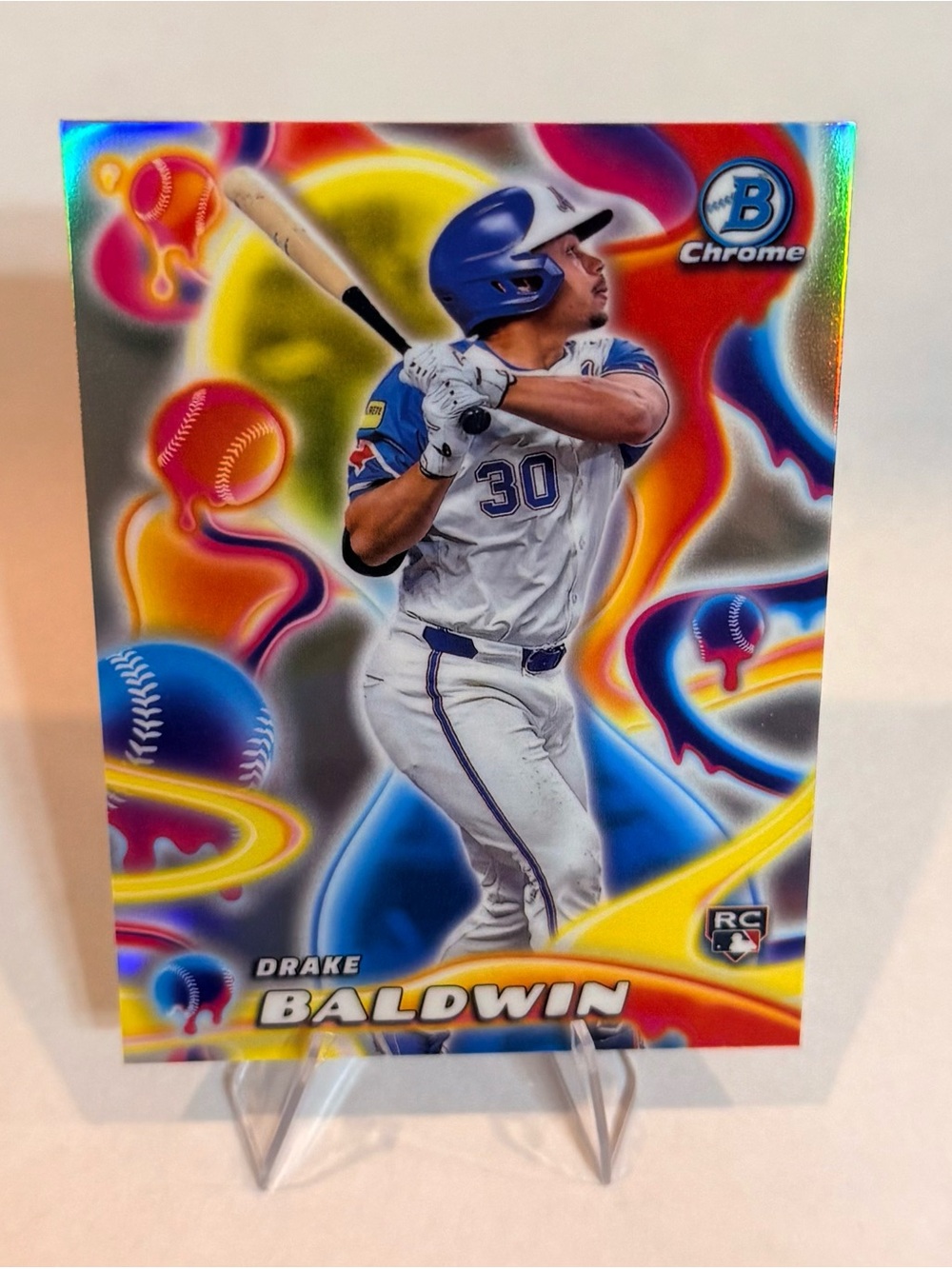 2025 Bowman Chrome - Melt Mashers # MM-19 Drake Baldwin Atlanta Braves RC